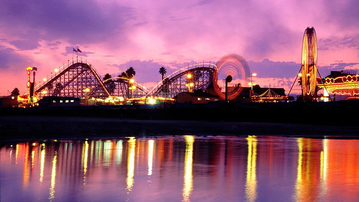 HD wallpaper: Man Made, Santa Cruz, California, Ferris Wheel, Theme Park |  Wallpaper Flare
