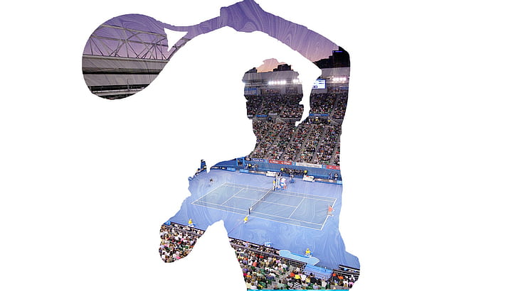 australian open, tennis, violet, Rafael Nadal, tennis courts