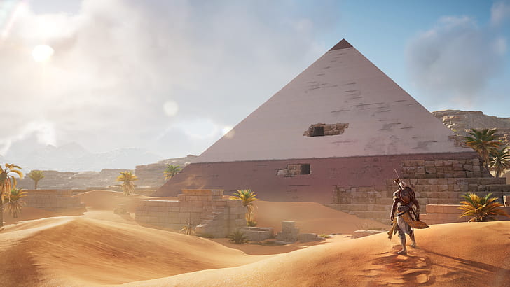 video games, pyramid, Assassin's creed Origins, Assassin's Creed: Origins