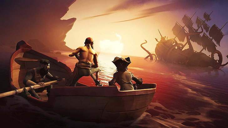 Download Unfurl your sails and set off in search of legendary treasures in  Sea of Thieves Wallpaper  Wallpaperscom  Sea of thieves Sea of thieves  game Anime furry