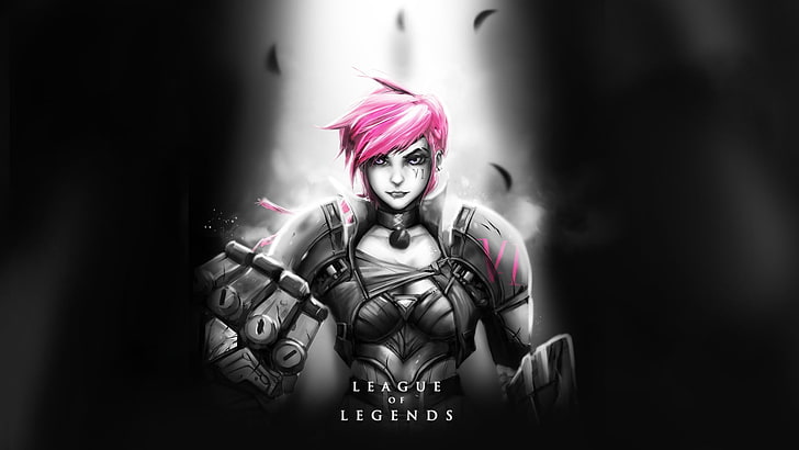 League of Legends character digital wallpaper, Vi (League of Legends)