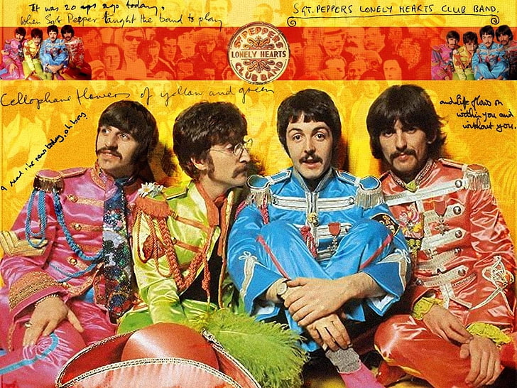 The Beatles St. Peppers Club Band poster, Band (Music), HD wallpaper