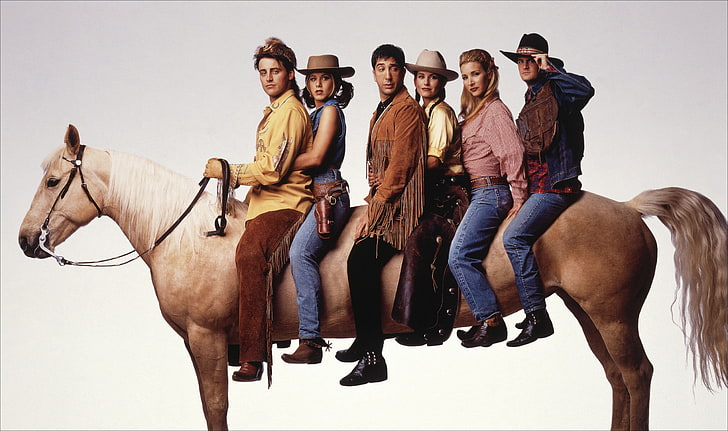 brown horse, the series, friends, the friends, horseback Riding, HD wallpaper