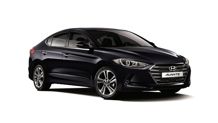 HD wallpaper: black Hyundai sedan, elantra, avante, car, land Vehicle,  transportation | Wallpaper Flare