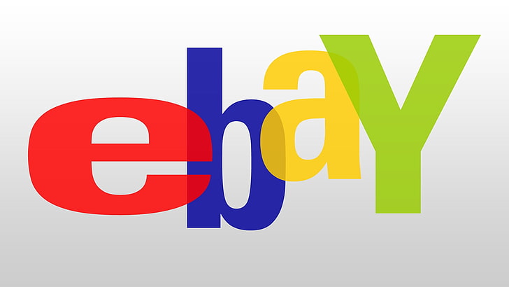 eBay logo, auction, online, store, vector, illustration, symbol, HD wallpaper