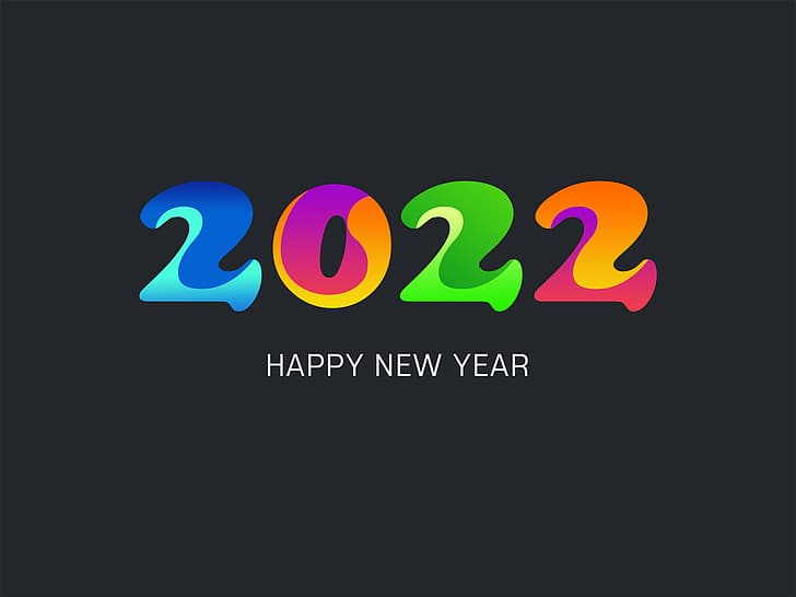 2022 new year, Happy New Year, HD wallpaper