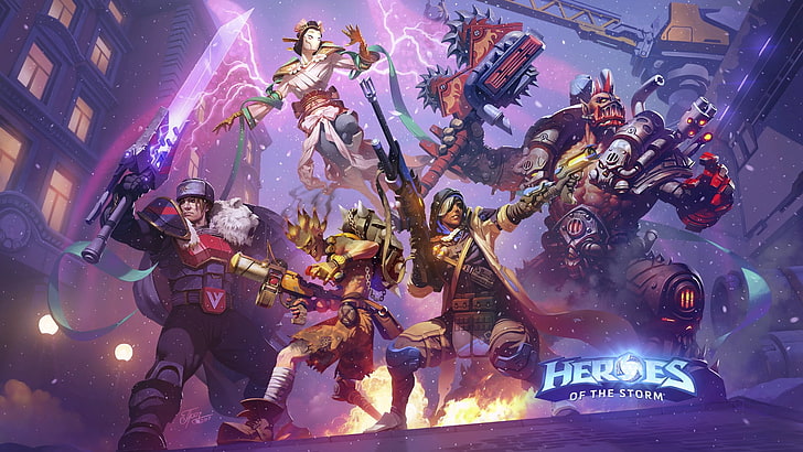 Heroes Of The Storm game application, Blizzard Entertainment, HD wallpaper