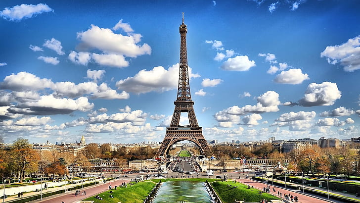 Paris Eiffel Tower, HD wallpaper