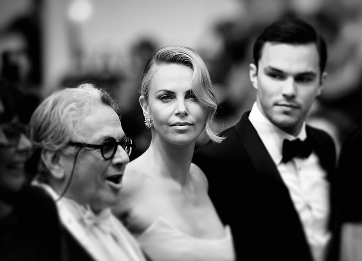 Charlize Theron, Nicholas Hoult, George Miller, men, young adult
