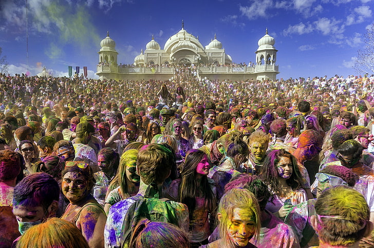 HD wallpaper: color, colours, festival, hindu, holi, india, spring |  Wallpaper Flare