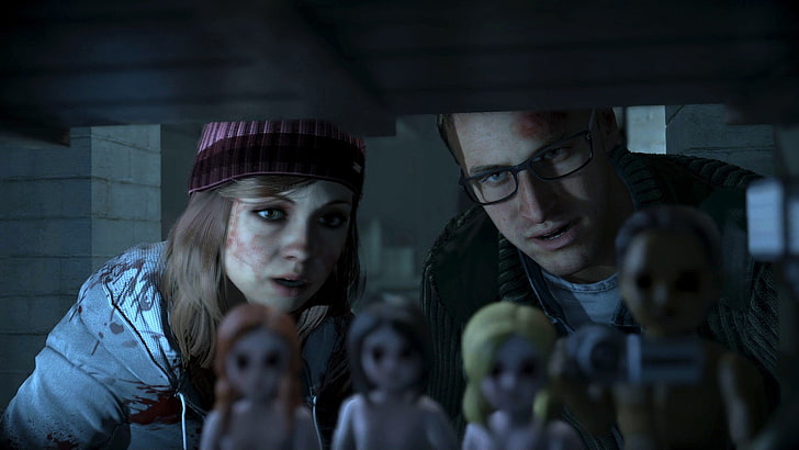 Video Game, Until Dawn, Ashley (Until Dawn), Chris (Until Dawn), HD wallpaper