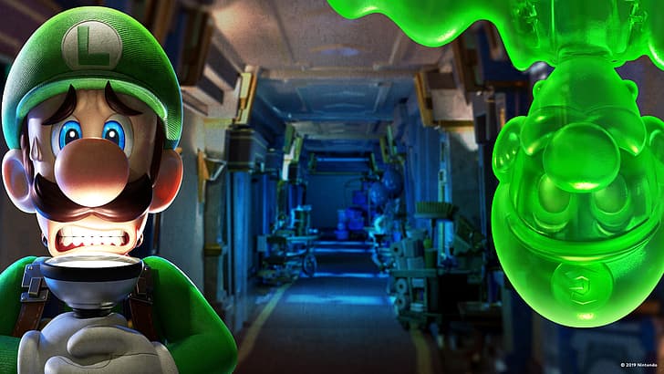 Luigi, Nintendo, Nintendo Switch, video games, luigi's mansion 3, HD wallpaper