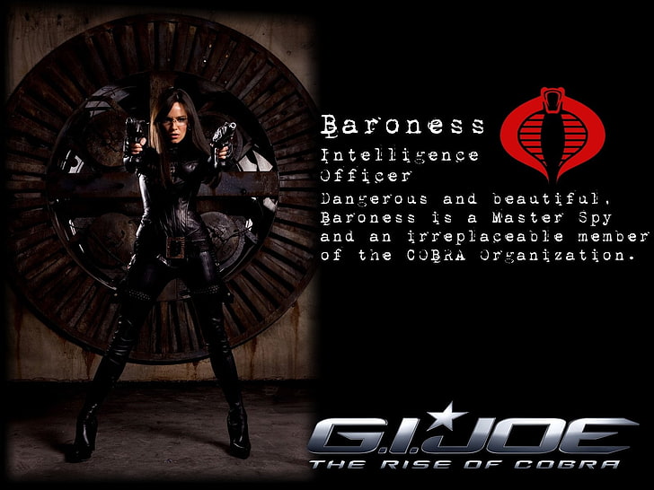 Movie, Baroness (G.I. Joe), G.I. Joe: The Rise Of Cobra, HD wallpaper
