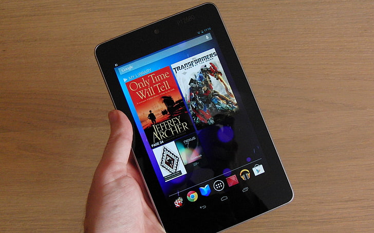 Google Nexus 7 Tablet PC HD Desktop Wallpaper 11, black Android tablet