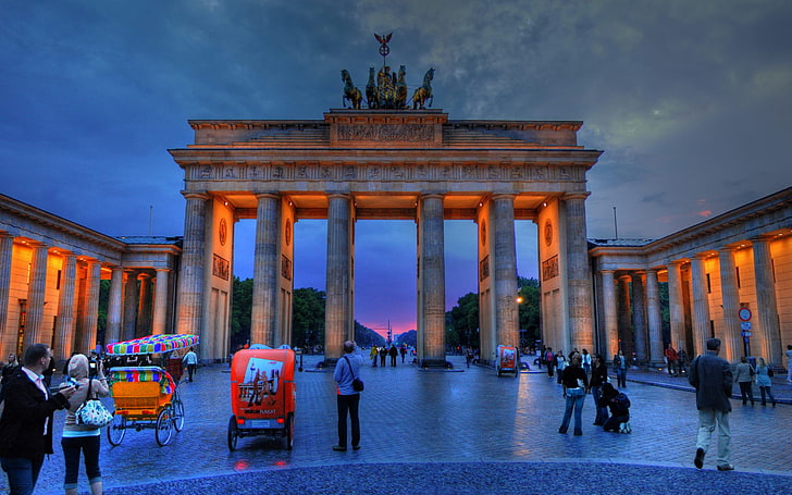Brandenburg Gate Berlin Germany 1800×2880, architecture, travel destinations, HD wallpaper