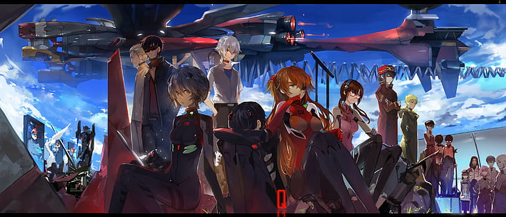 anime, Rebuild of Evangelion, Neon Genesis Evangelion, Makinami Mari Illustrious, HD wallpaper