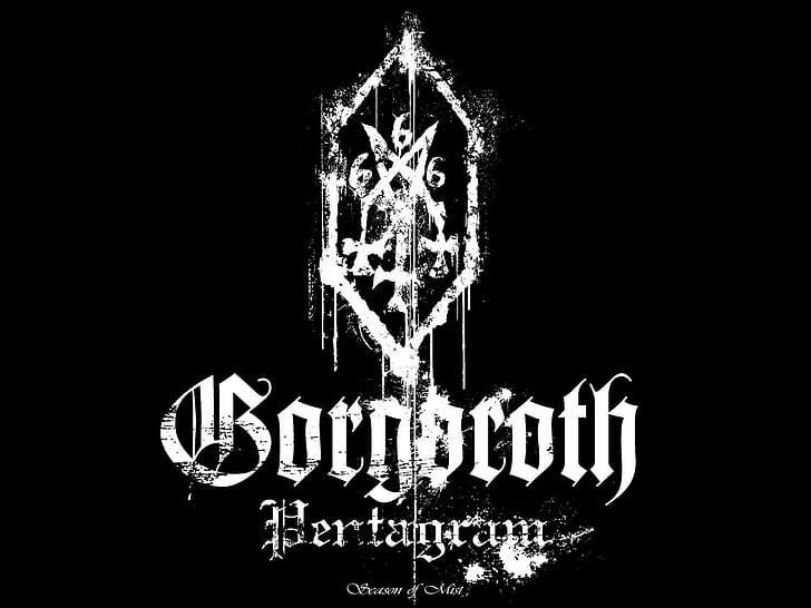 band, metal music, black metal, Gorgoroth, band logo, HD wallpaper