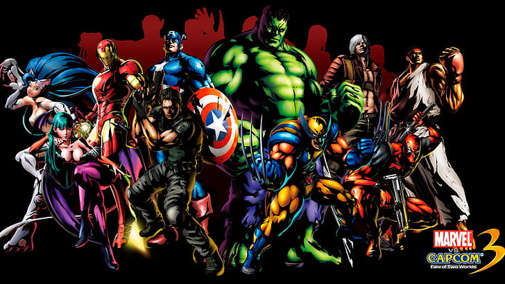 Download Intense Battle of Marvel Vs Capcom Wallpaper  Wallpaperscom
