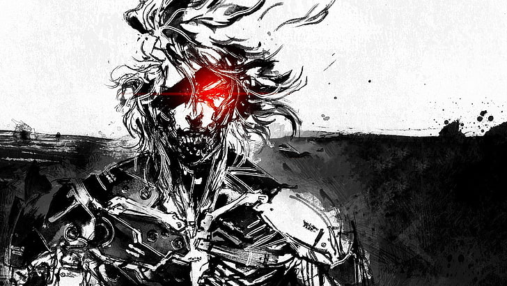 Attack On Titan Eren Jaeger, Metal Gear Rising: Revengeance, Raiden, HD wallpaper