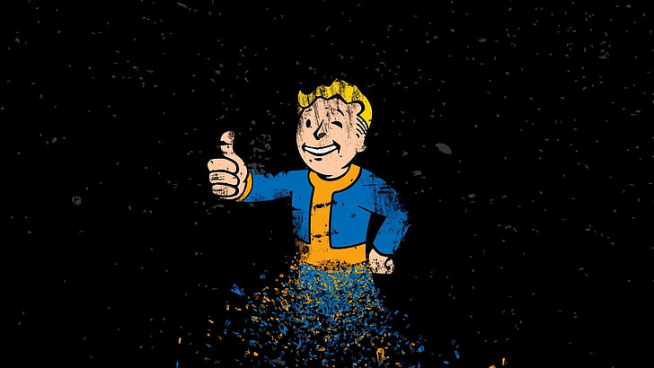 boy illustration, Fallout 4, Bethesda Softworks, Brotherhood of Steel, HD wallpaper