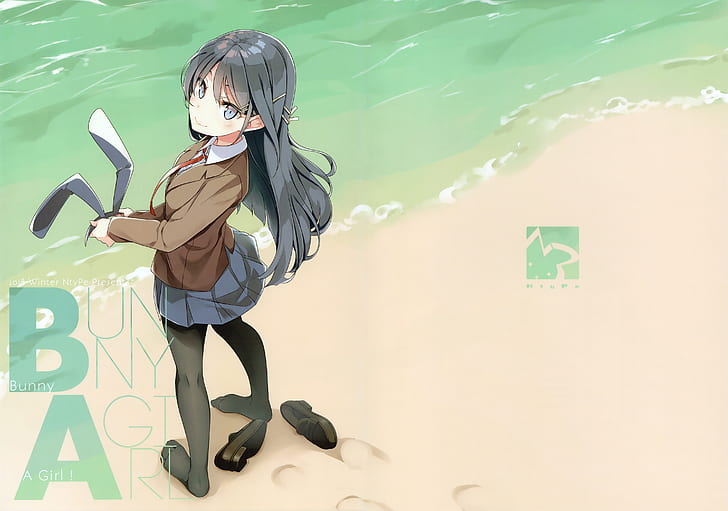 Anime, Rascal Does Not Dream of Bunny Girl Senpai, Mai Sakurajima, HD wallpaper