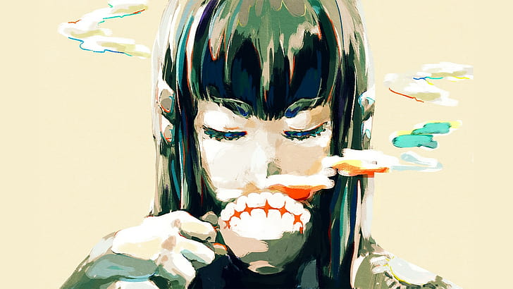 Kill la Kill, Kiryuin Satsuki, anime girls, art and craft, representation, HD wallpaper