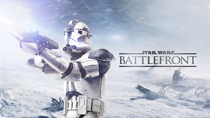 Star Wars Battlefront wallpaper, video games, stormtrooper, Star Wars: Battlefront, HD wallpaper