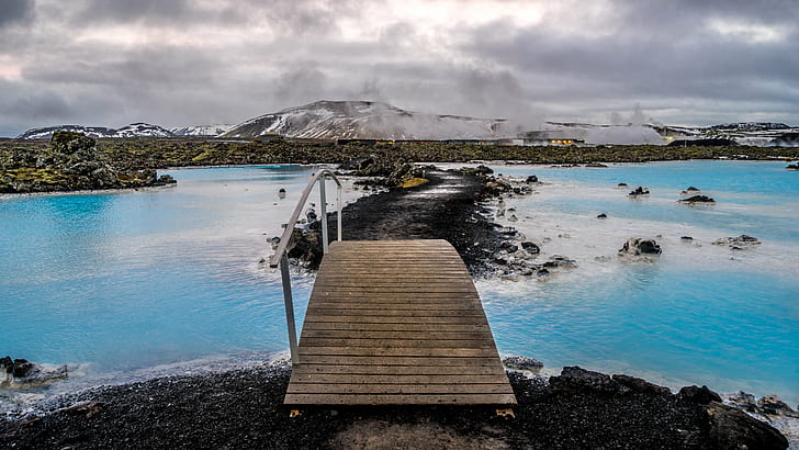 Blue Lagoon, Iceland, iceland, Travel photography, sand, landscape, HD wallpaper