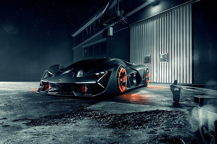 2019, Lamborghini Terzo Millennio, 4K, HD wallpaper