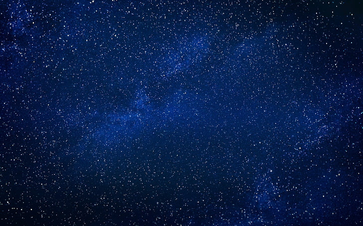 blue and white wallpaper, sky, stars, star - space, astronomy, HD wallpaper