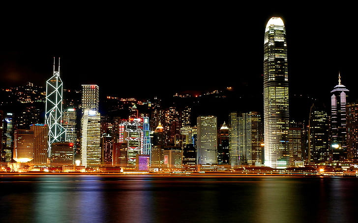 Hong Kong Victoria Harbour, travel and world, HD wallpaper