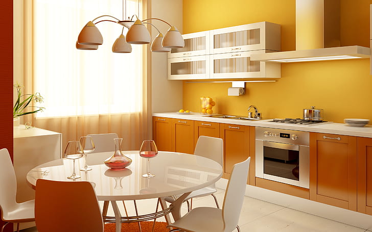 Kitchen Furniture, furniture design, HD wallpaper