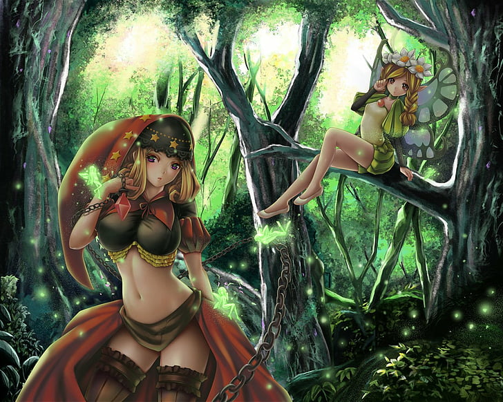 Video Game, Odin Sphere, Fairy, Fantasy, Forest, Mercedes (Odin Sphere), HD wallpaper