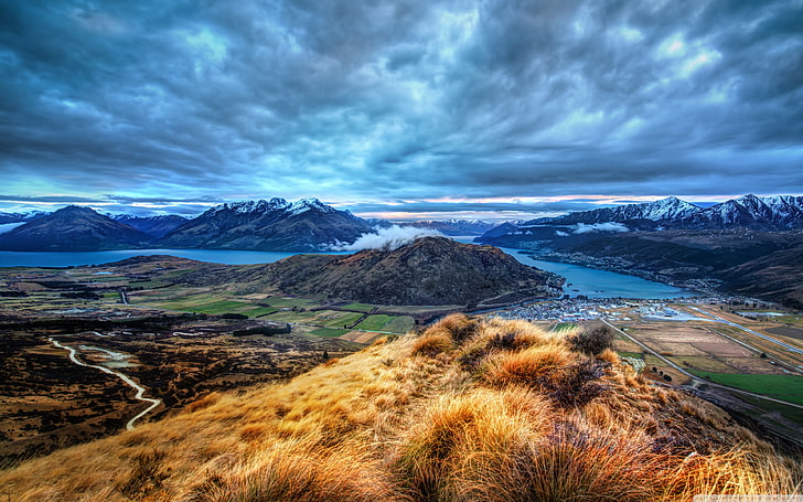 HD wallpaper: Queenstown New Zealand Beautiful Landscape Hd Desktop  Backgrounds Free Download | Wallpaper Flare