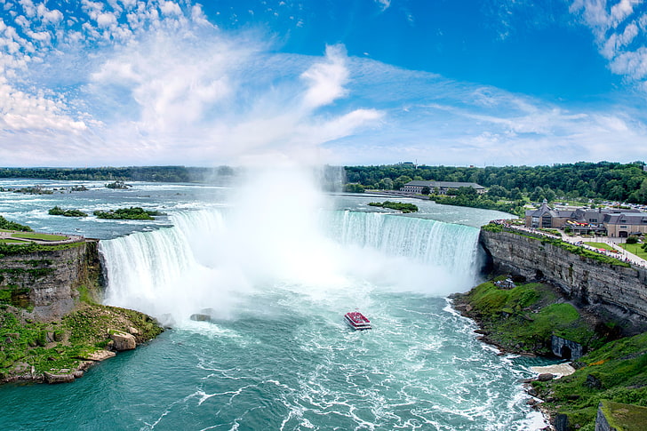 Thưởng thức cảnh đẹp độ phân giải cao của thác Niagara mỗi ngày như thể bạn đang đứng ngay tại chân thác. Với hình nền HD này, bạn sẽ không thể rời mắt khỏi màn hình của mình. 