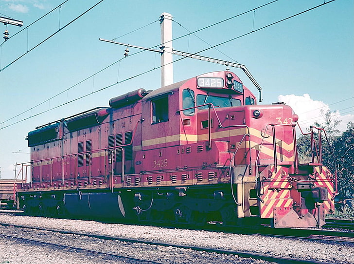 train, R.F.F.S.A, diesel locomotive, rail transportation, train - vehicle, HD wallpaper