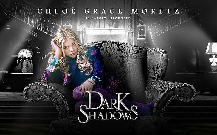 movie, Dark Shadows, Chloe Grace Moretz, Tim Burton, a member of the clan Collins