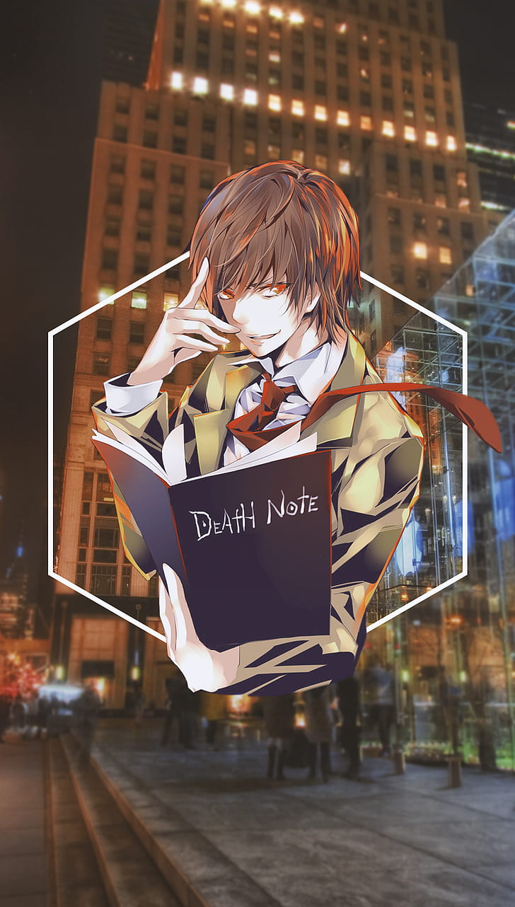 anime, picture-in-picture, Death Note, Yagami Light