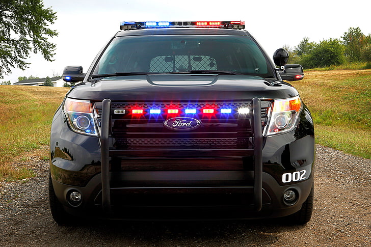 Hd Wallpaper Black Ford Explorer Suv Tuning Police Car Police Force Land Vehicle Wallpaper Flare