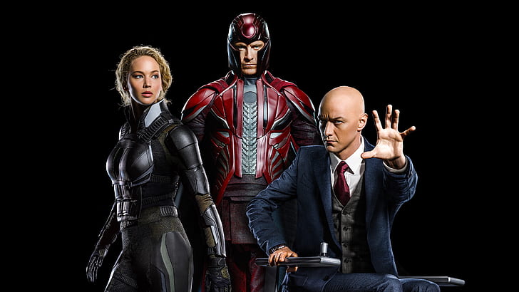 X-Men, Apocalypse, Raven, Mystique, Magneto, Professor Charles Xavier