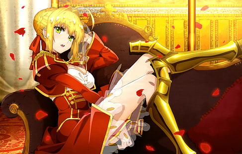 Hd Wallpaper Fate Series Fate Extra Nero Claudius Red Saber Wallpaper Flare