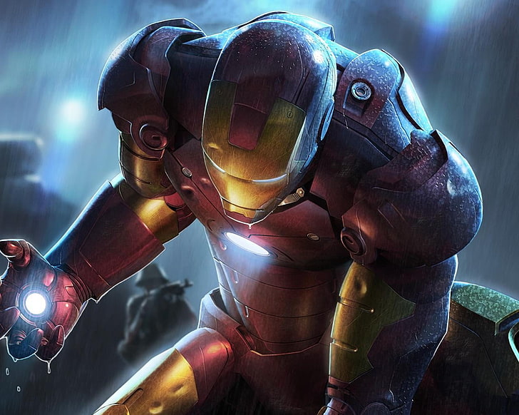 Marvel Iron Man digital wallpaper, Marvel Comics, digital art