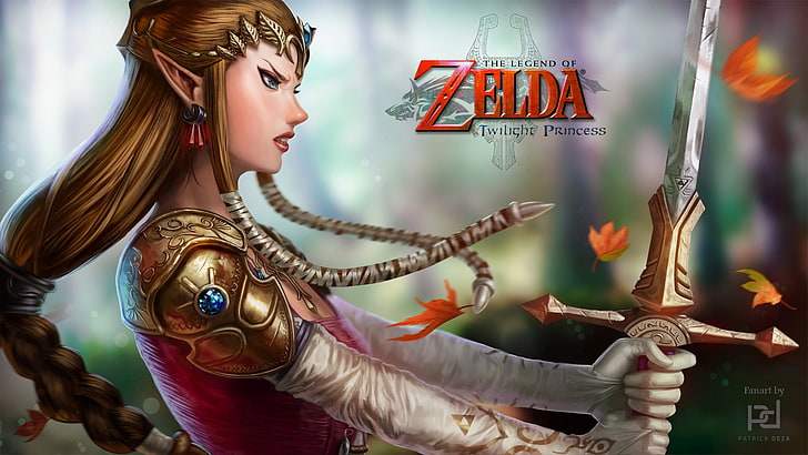 The Legend of Zelda: Twilight Princess, Princess Zelda, sword, HD wallpaper
