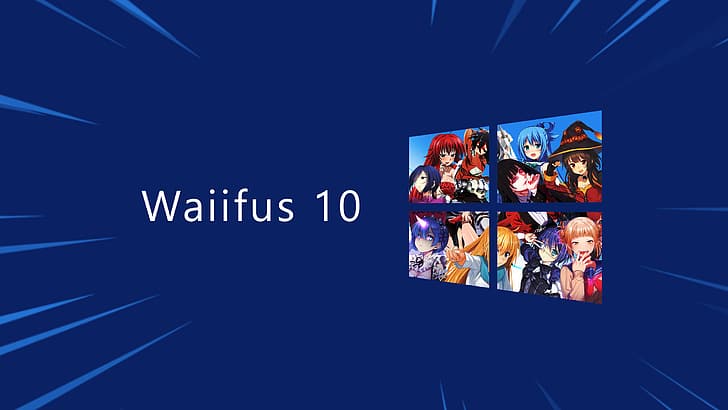 waifu2x, anime, Windows 10, Kawai Miki, HD wallpaper
