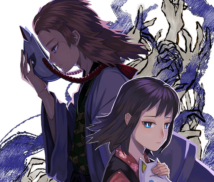 Anime, Demon Slayer: Kimetsu no Yaiba, Makomo (Demon Slayer), HD wallpaper