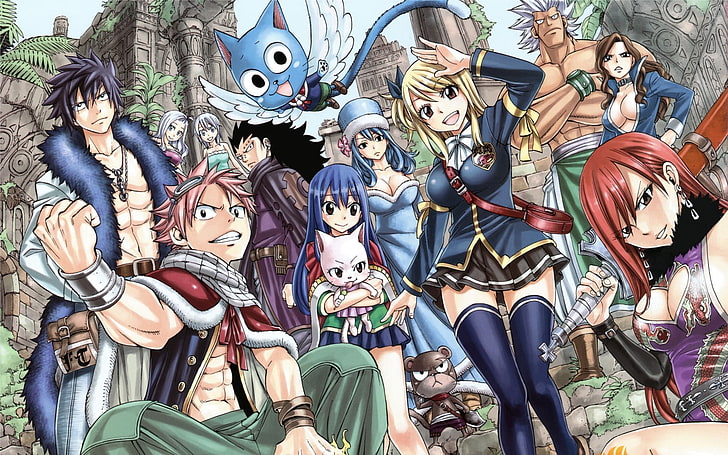 Fairy tail 1080P, 2K, 4K, 5K HD wallpapers free download