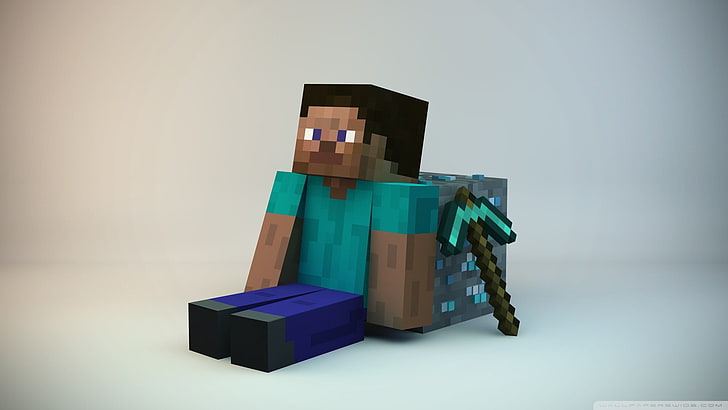 Minecraft character illustration, Minecraft boy character, toy