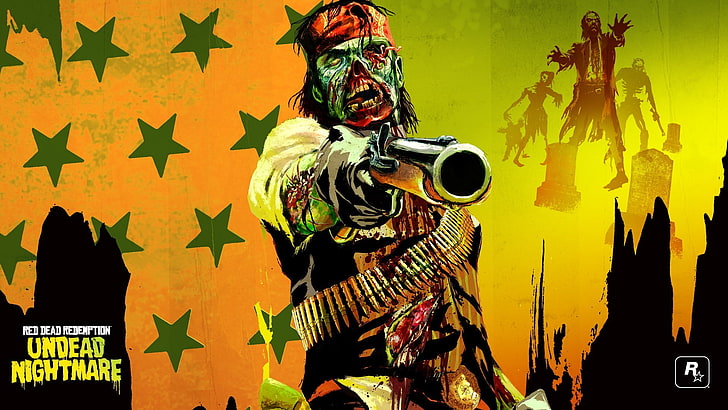 Red Dead Redemption wallpaper, video games, Red Dead Redemption: Undead Nightmare, HD wallpaper