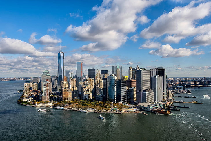 nyc high resolution  widescreen, architecture, building exterior, HD wallpaper