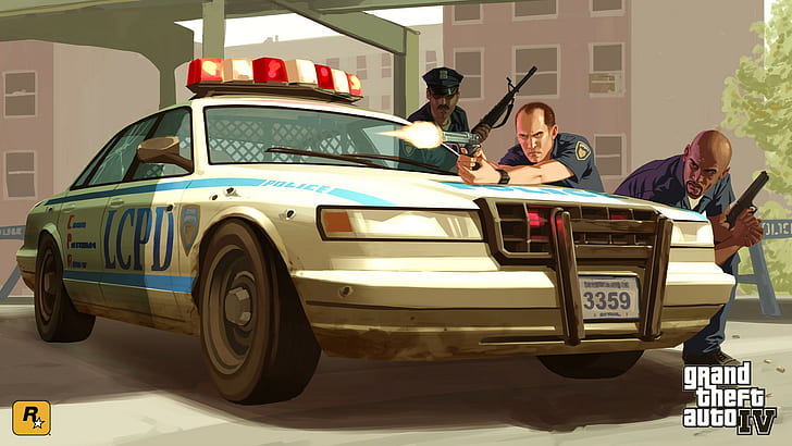 Grand Theft Auto GTA Police Cops HD, video games, HD wallpaper
